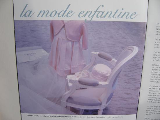 La mode enfantine - C. DIOR