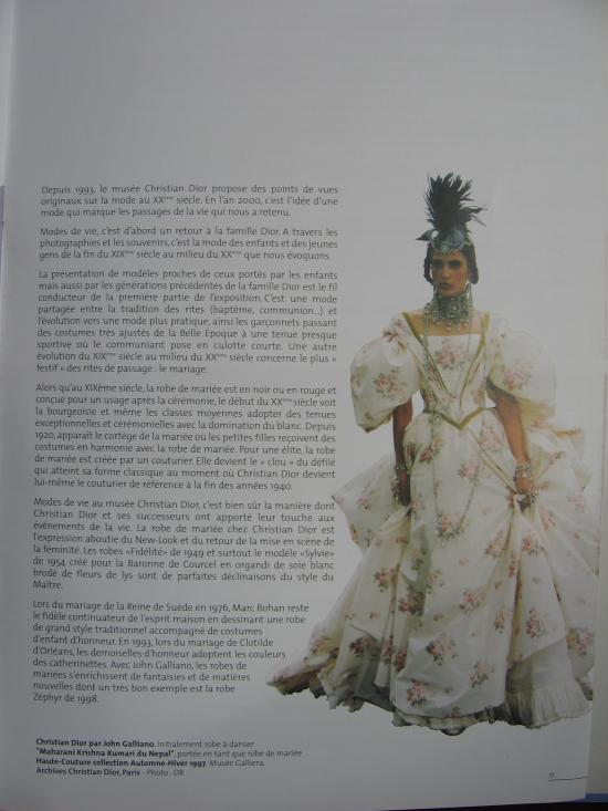 Christian DIOR par John GALLIANO - 1997