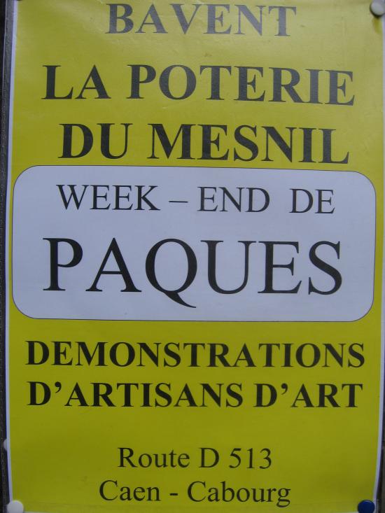 Démonstration d'art - Poterie de Bavent